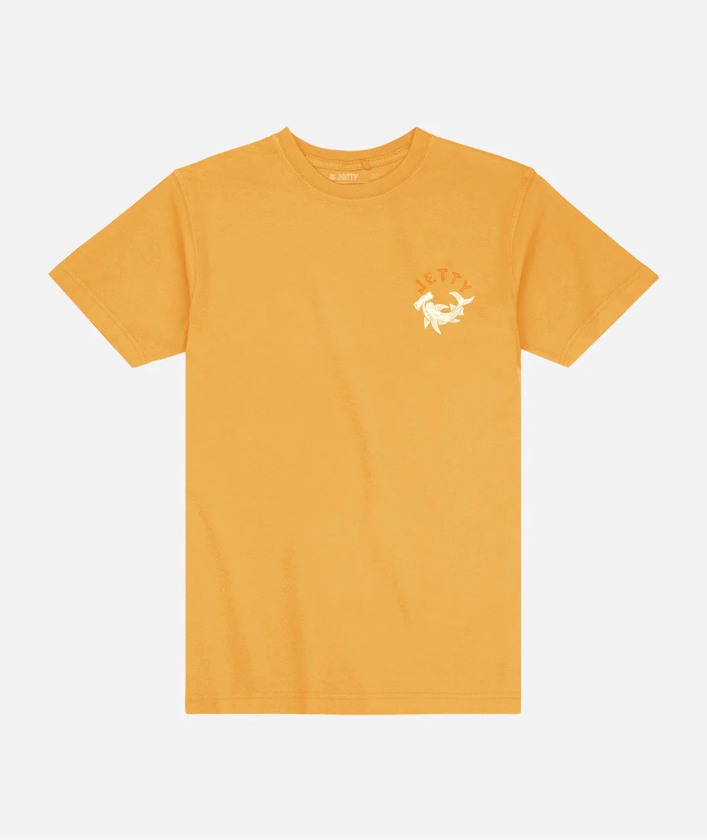 Jetty Hammered Tee - Mustard