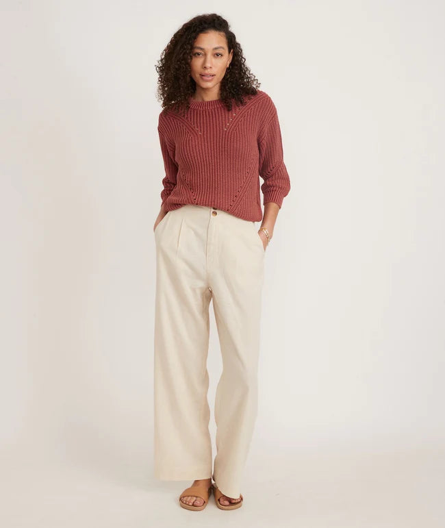 
                      
                        Marine Layer Juni High Waist Trouser - Natural
                      
                    