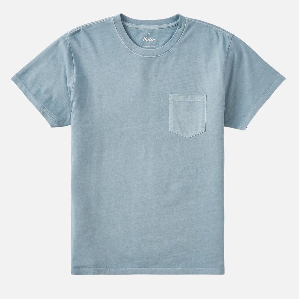 The Katin Base Tee is a men's staple short sleeve t-shirt for any day of the week. Shop this essential men's pocket tee at Harbour Thread in Burlington, VT.