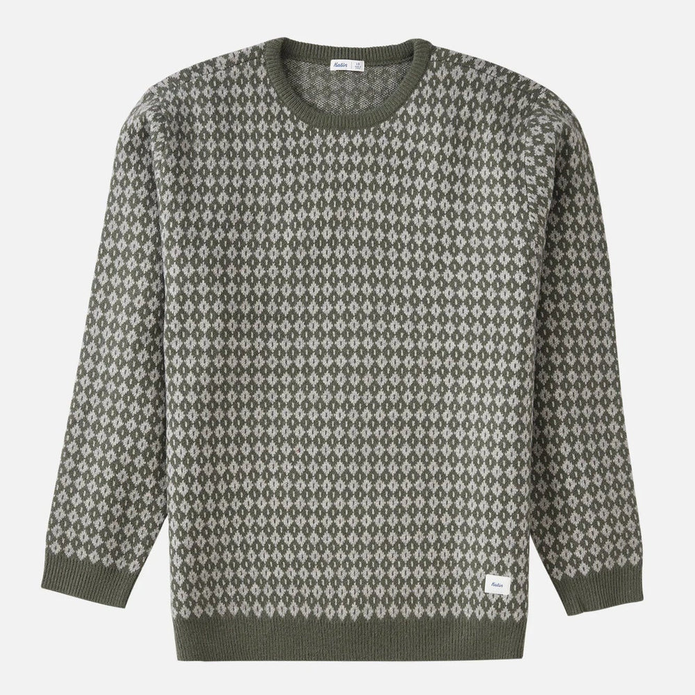 Patterned men's sweater from Katin