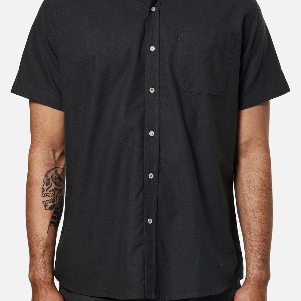 The black wash Colton Oxford Shirt by Katin