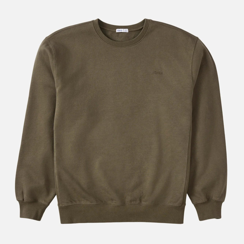 
                      
                        The Katin Embroidered Crewneck in the color Shadow
                      
                    