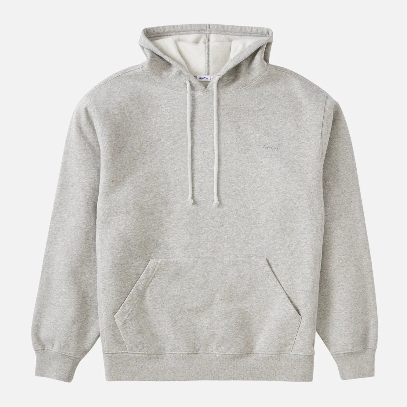 The Heather Gray Embroidered Hoodie by Katin