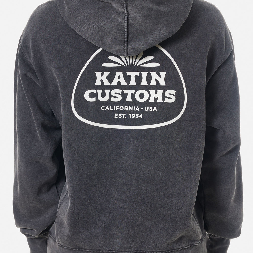 Back view of the Guide Hood Sweatshirt by Katin