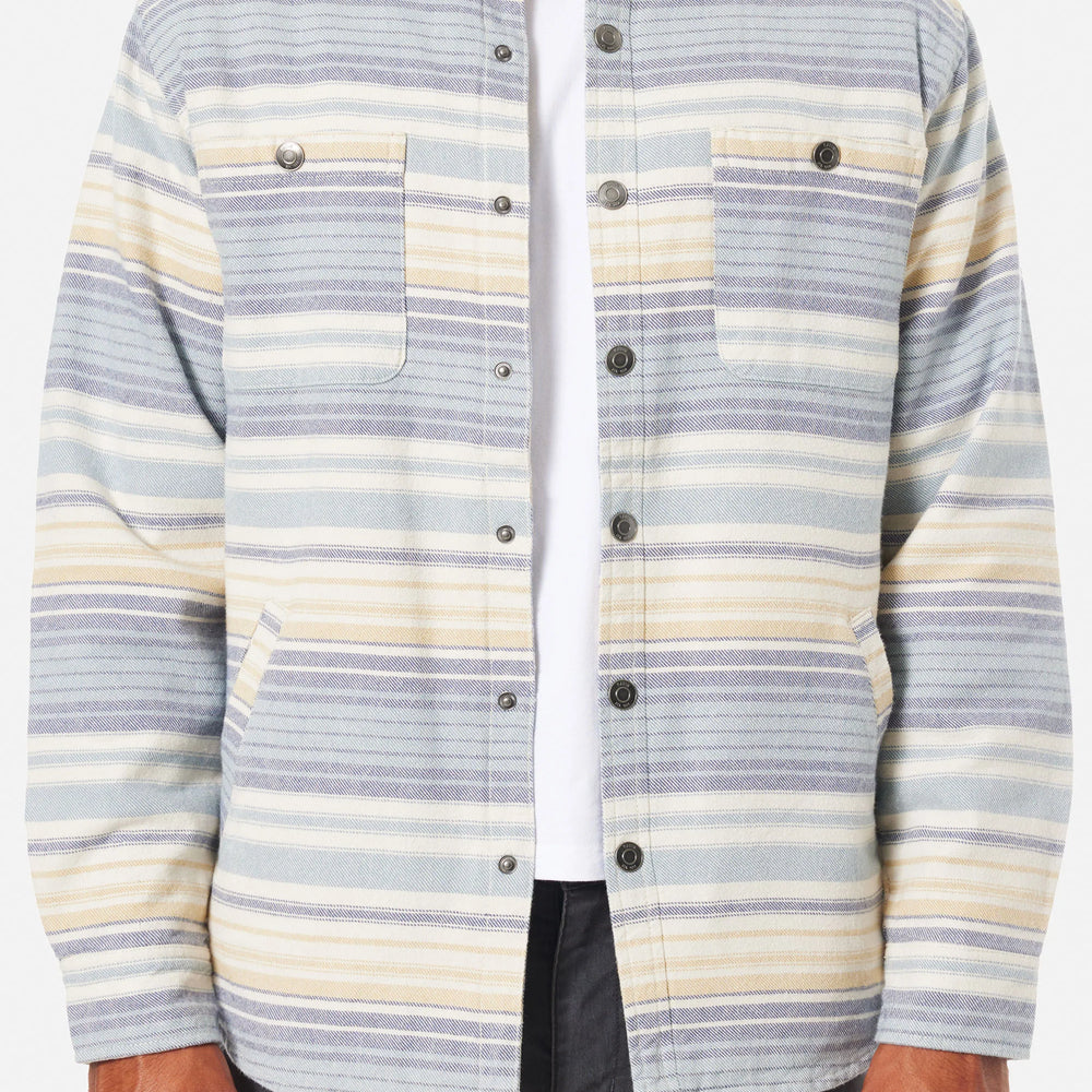 
                      
                        Front view of the Harold Stripe Jacket by Katin
                      
                    