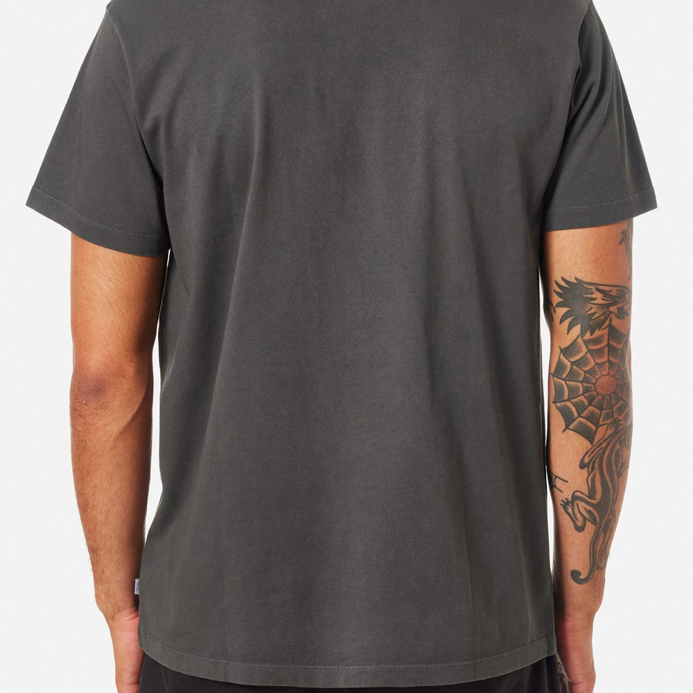 Men's washed black short sleeve t-shirt