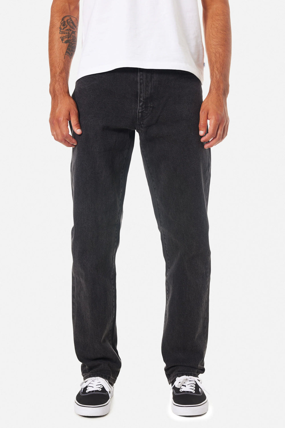 The Washed Black Ren 57 Classic Men's Jeans by Katin