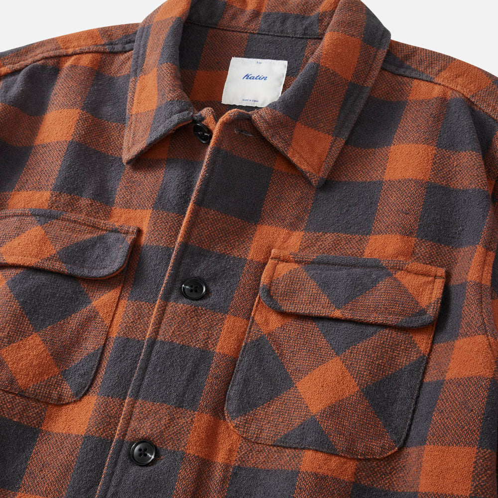 
                      
                        Plaid flannel shirt from Katin
                      
                    
