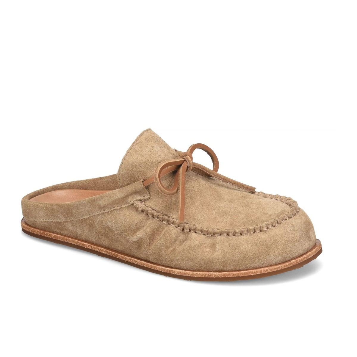 Kork-Ease Alize Tan Suede Moc Toe Slip-On Shoe 