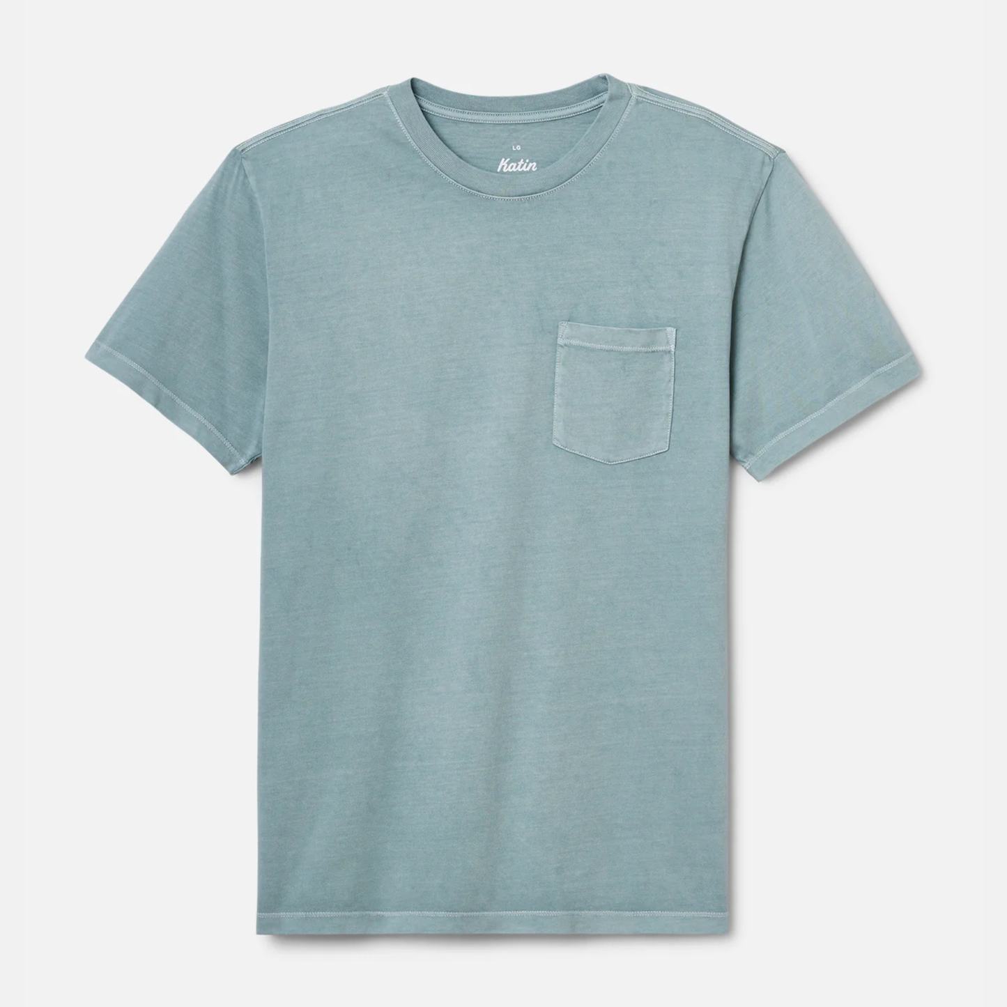 Katin Base Tee in Air Force Blue, available now at Harbour Thread men's store