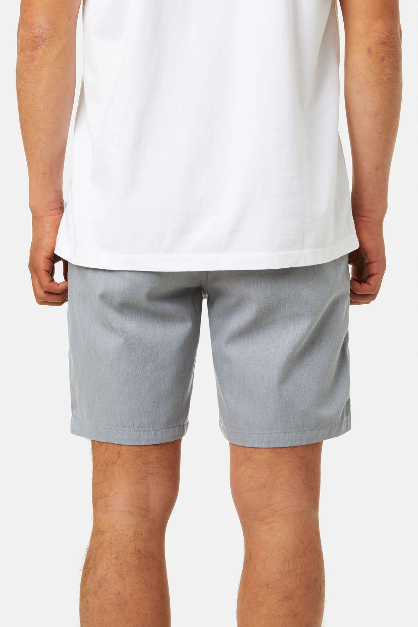 Back view of the Steel Blue Court Shorts by Katin