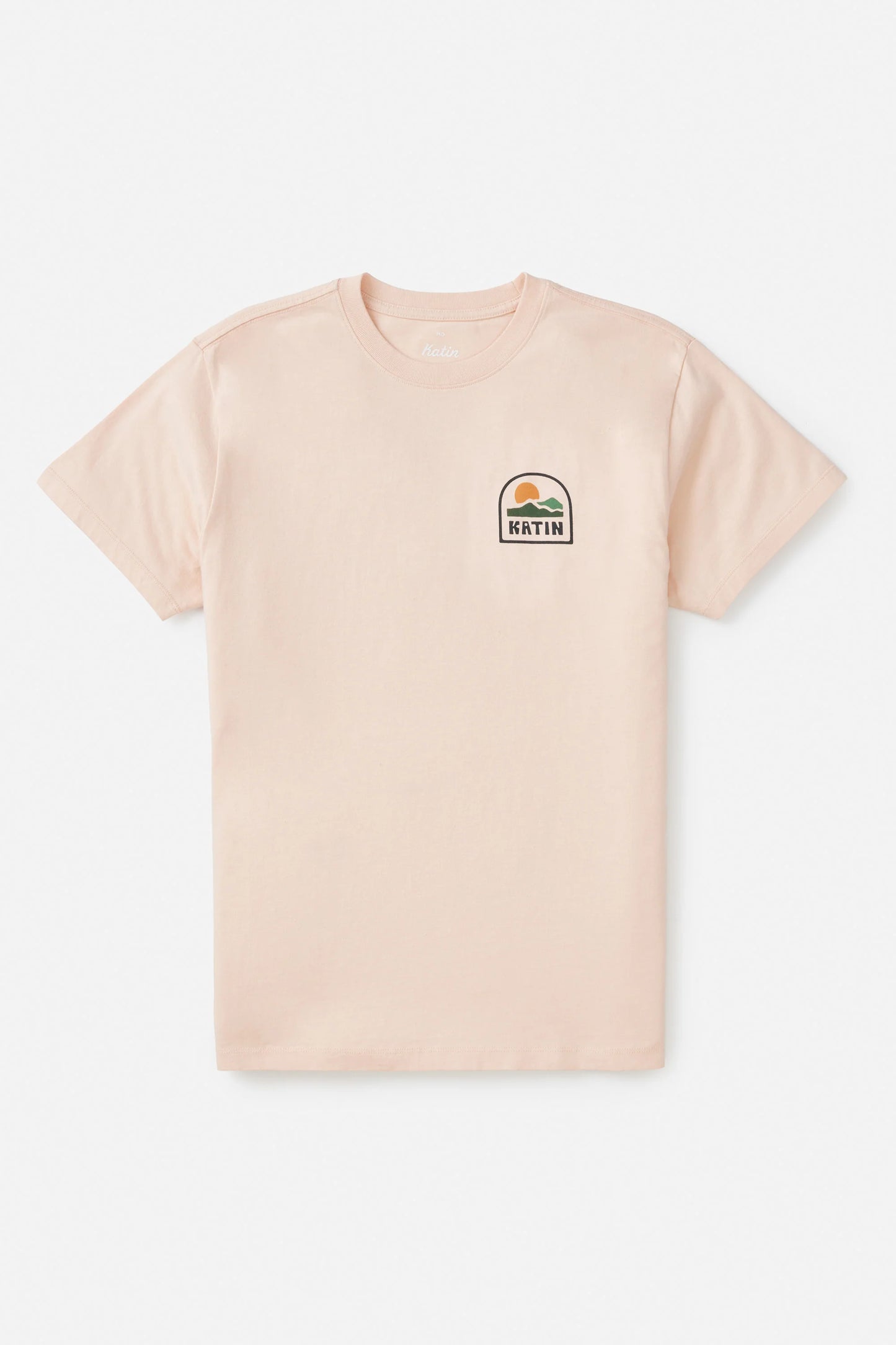 Flat Lay view of the pink Ortega Short Sleeve Tee by Katin