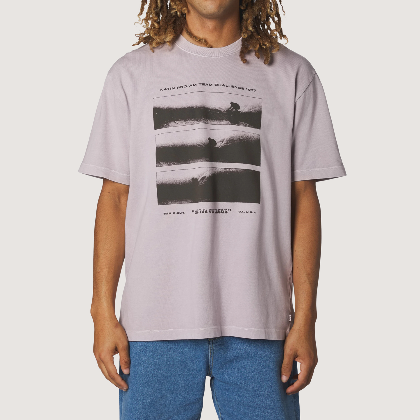 Katin Tunnels Box Fit Tee in Light Lavender