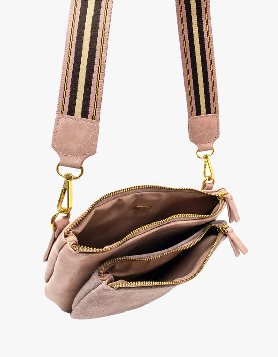 Load image into Gallery viewer, REMI/REID Leo Convertible Bag - Waxed Ballet Pink
