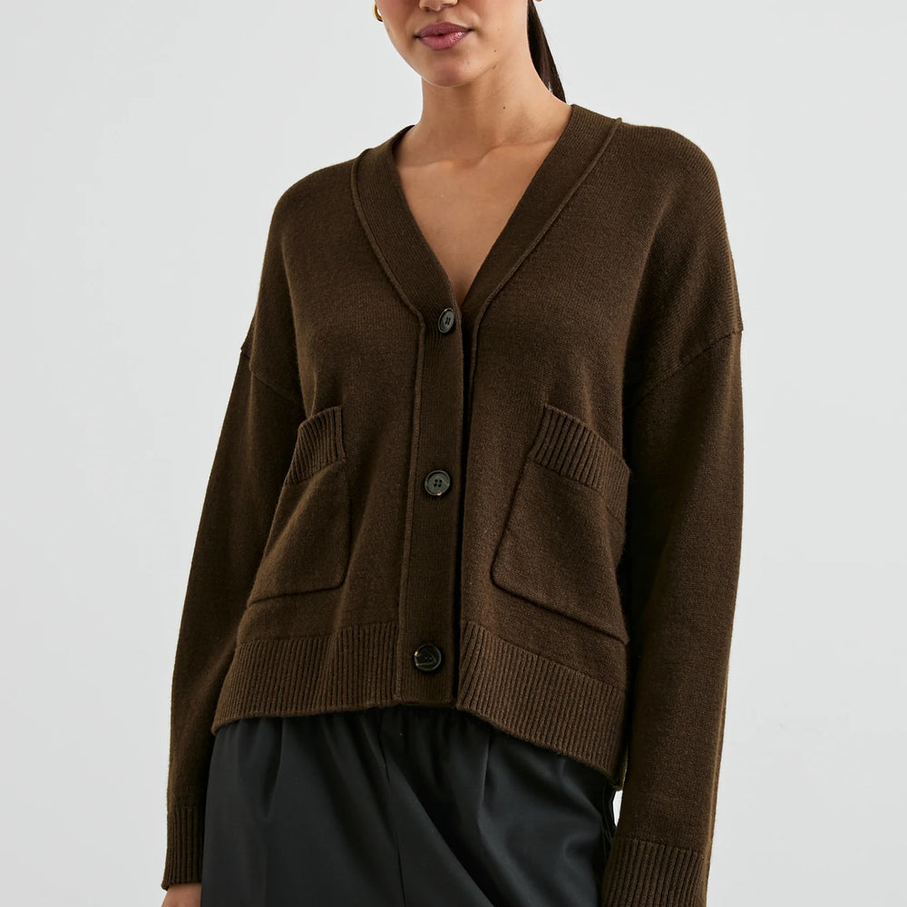 Designed by Rails for lasting comfort, the Lindi Cardigan has a slightly oversized fit to better layer over your favorite basics.