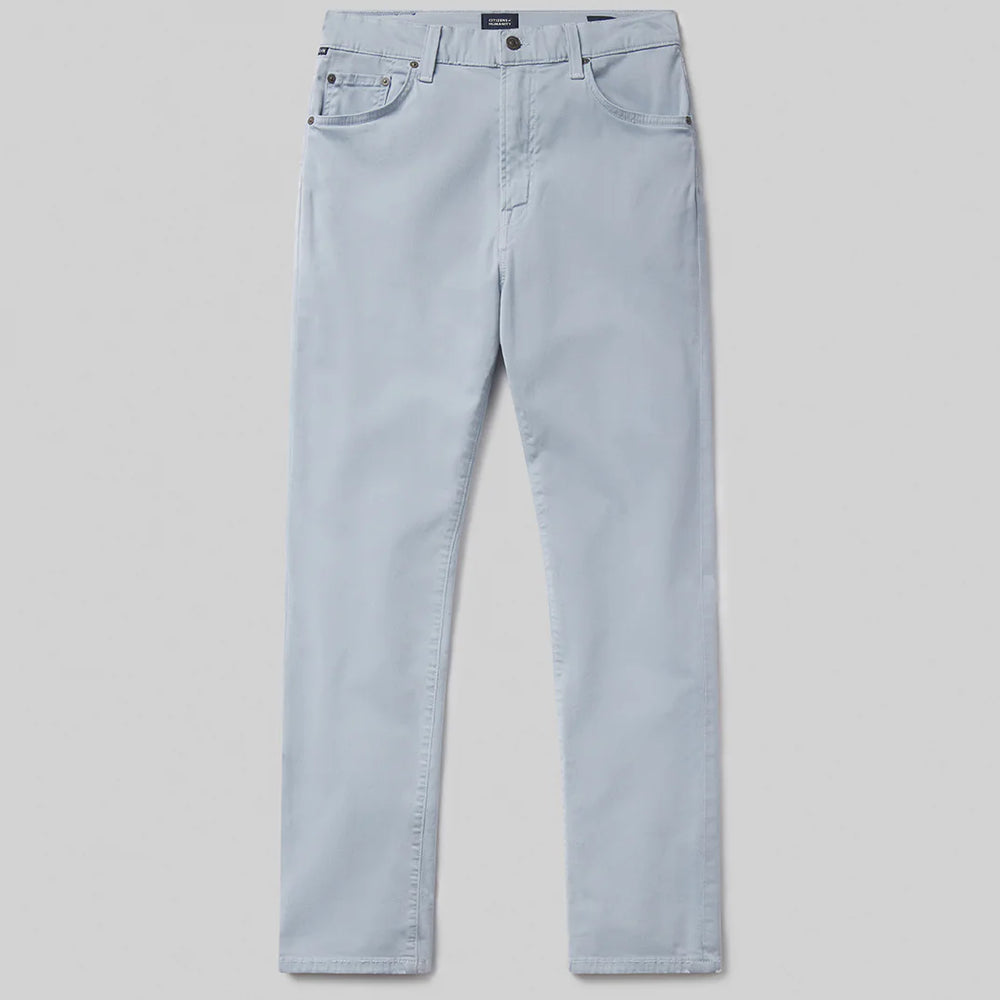 
                      
                        Flat lay view of the Citizens Of Humanity London Tapered Slim Stretch men's pant in the color Seagull
                      
                    