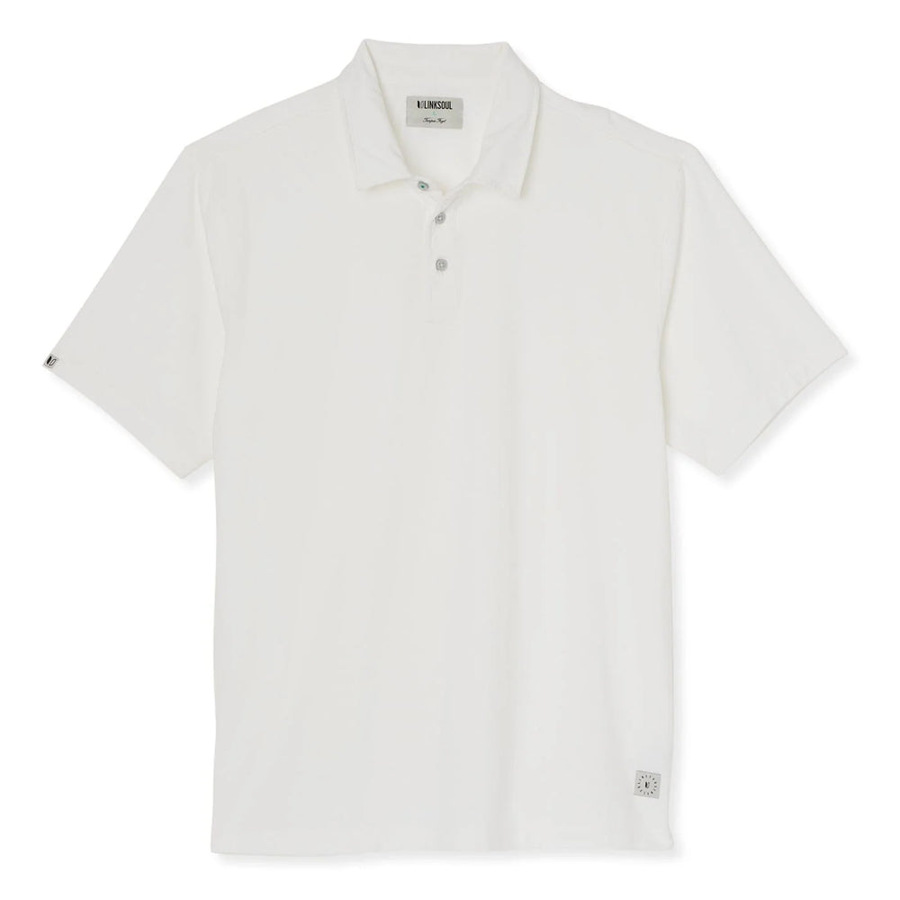The White Pacific Seawool Polo by LINKSOUL
