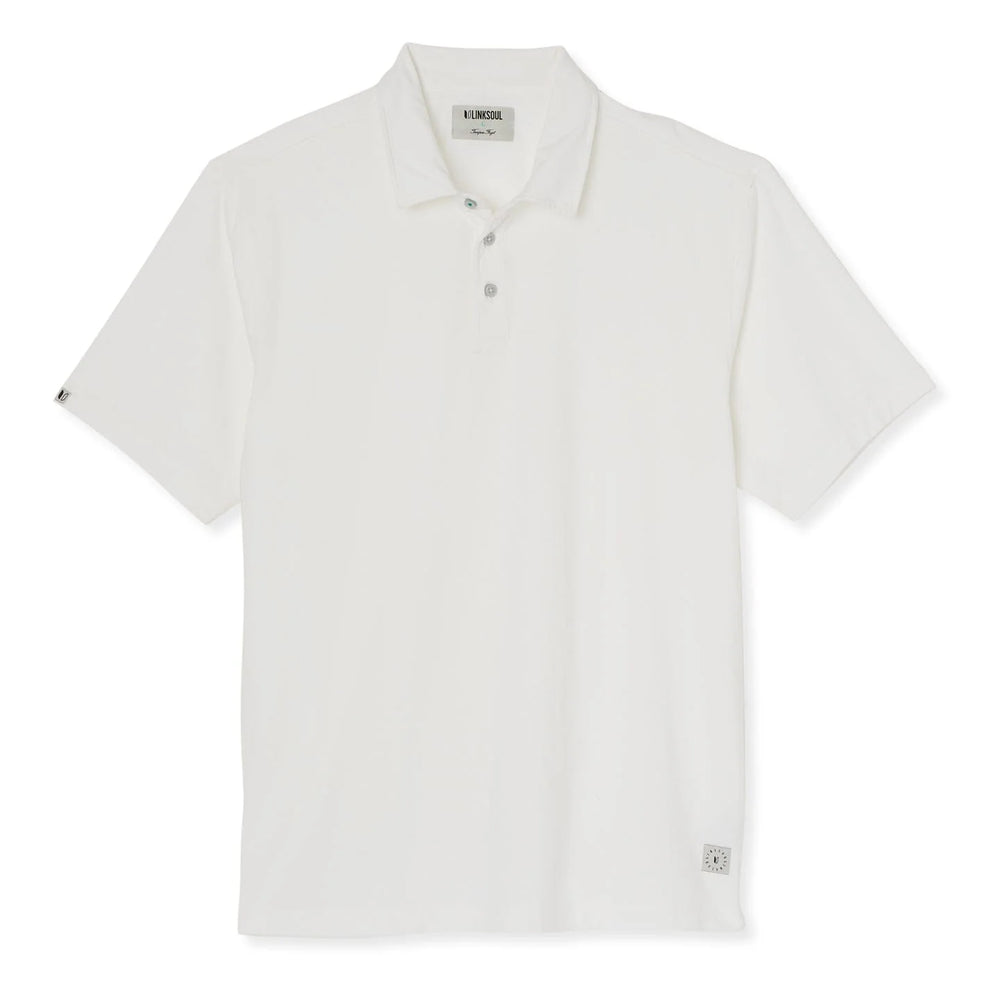 The White Pacific Seawool Polo by LINKSOUL