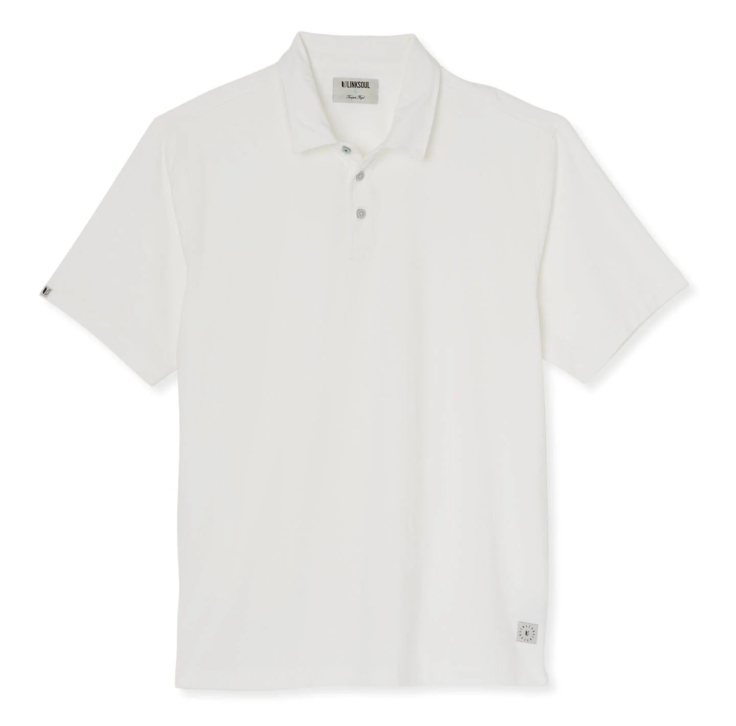 The White Pacific Seawool Polo by LINKSOUL