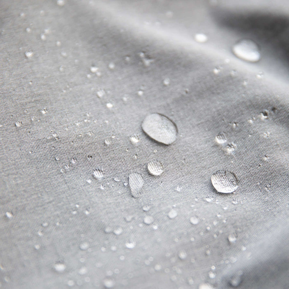 Design detail on the Grey Solid Boardwalker Short by LINKSOUL