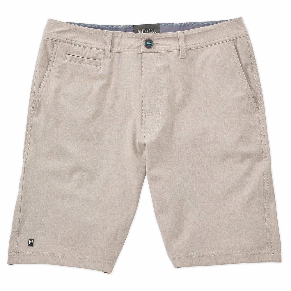 The Khaki Solid Boardwalker Short by LINKSOUL