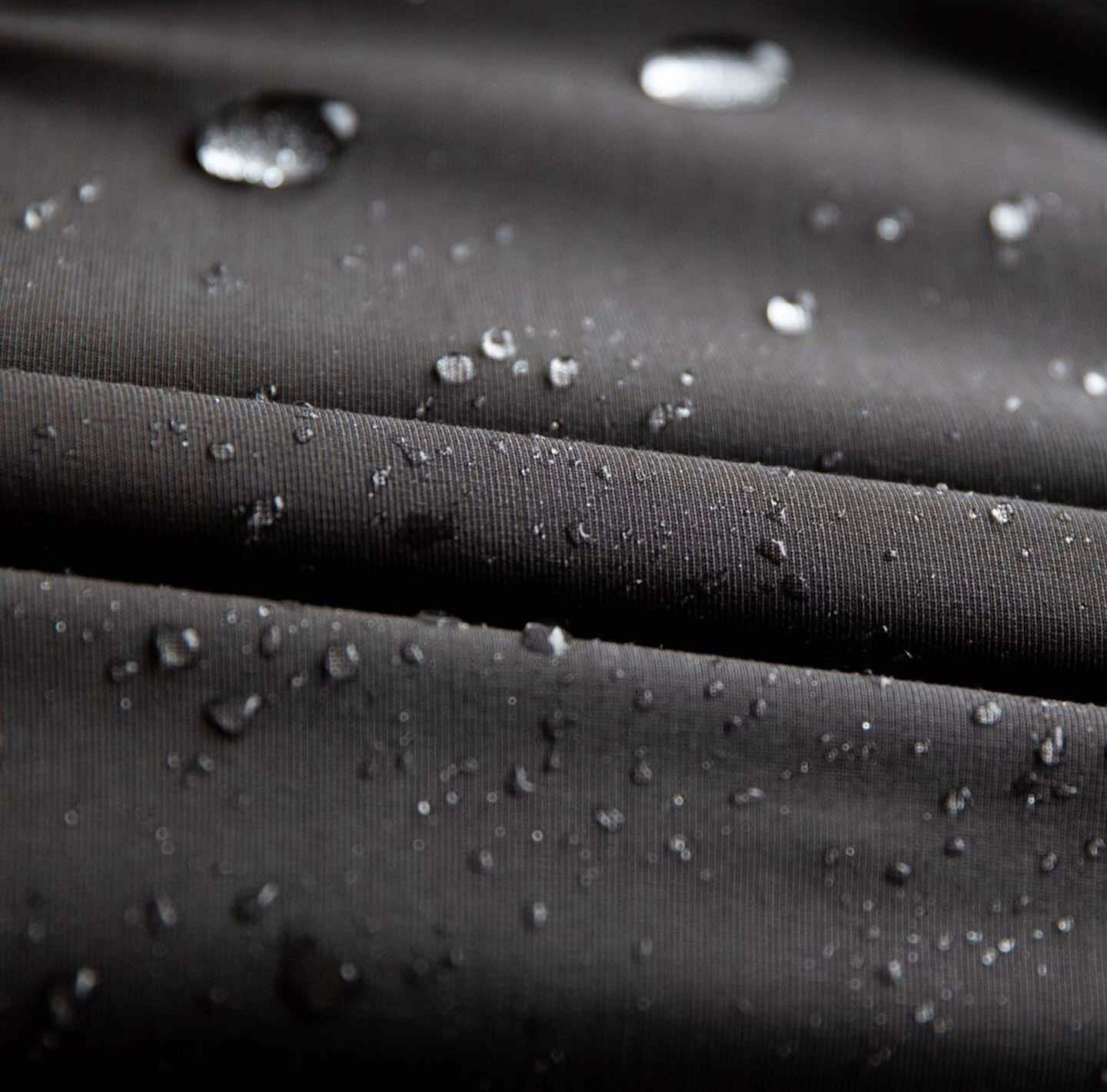 Design detail on the True Black Solid Boardwalker Short by LINKSOUL