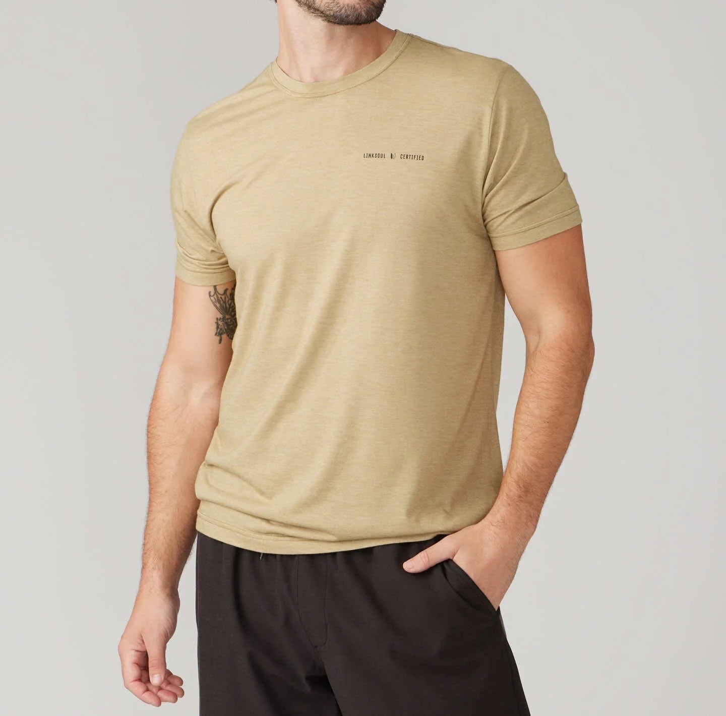 The Ballast Heather Idle Tee by LINKSOUL