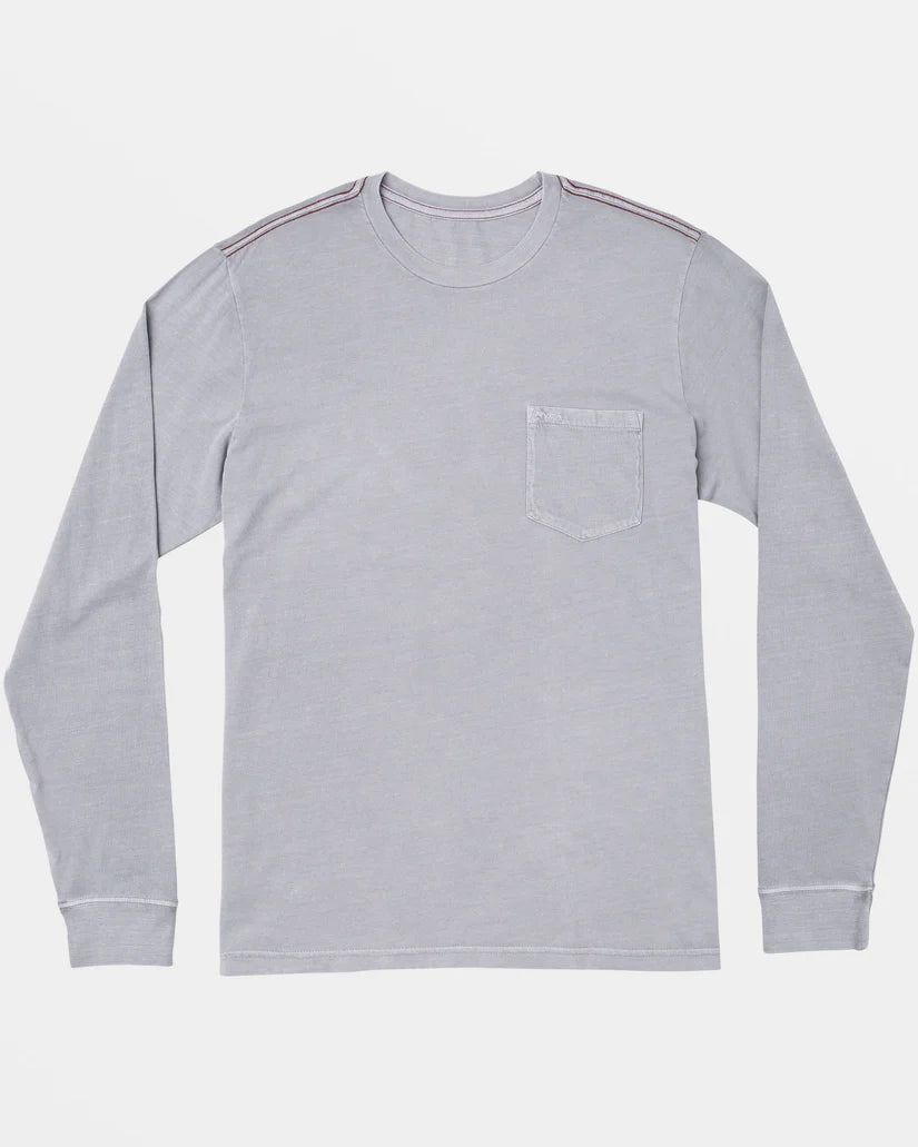 The Monument PTC Pigment Long Sleeve Tee by RVCA