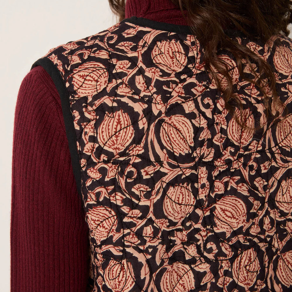 Close-up of a patterned garment 