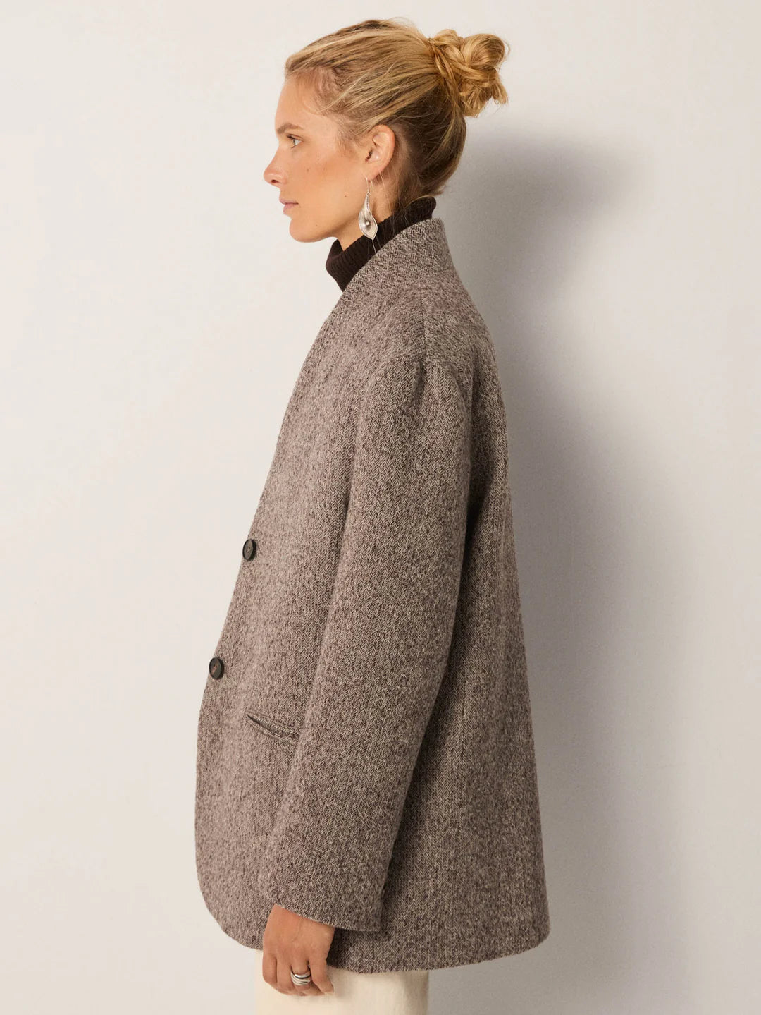 Woman wearing the Maison Hotel Clementine Jacket