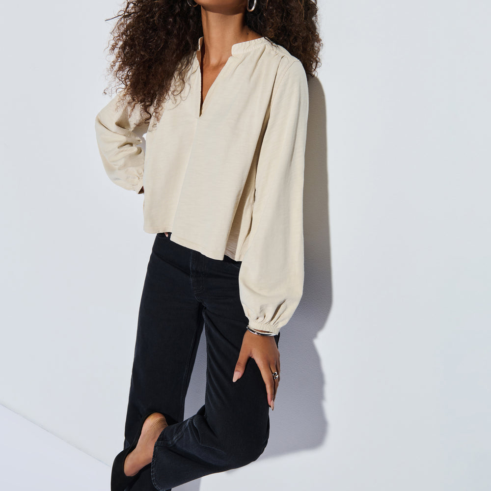 Maya V-Neck Top is a versatile staple to elevate your everyday. 