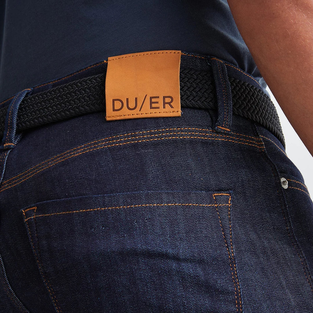 
                      
                        Back detail on the Black Performance Stretch Belt by DU/ER
                      
                    