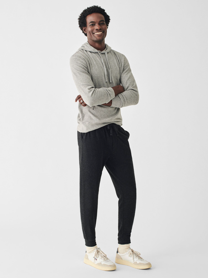 These unbelievably soft sweatpants from Faherty have the perfect amount of stretch and retain their shape during wear. 