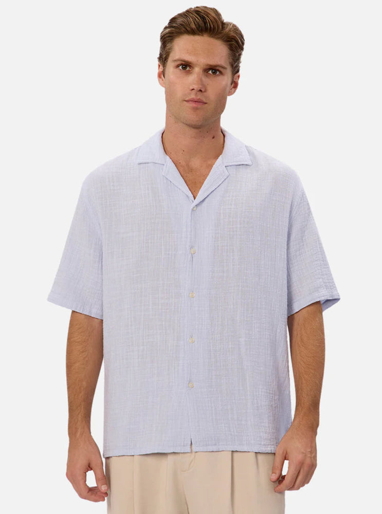 Now at Harbour Thread, the Industrie Seguro Short Sleeve Shirt offers a soft and breathable textured finish that can be dressed up or down with ease. 