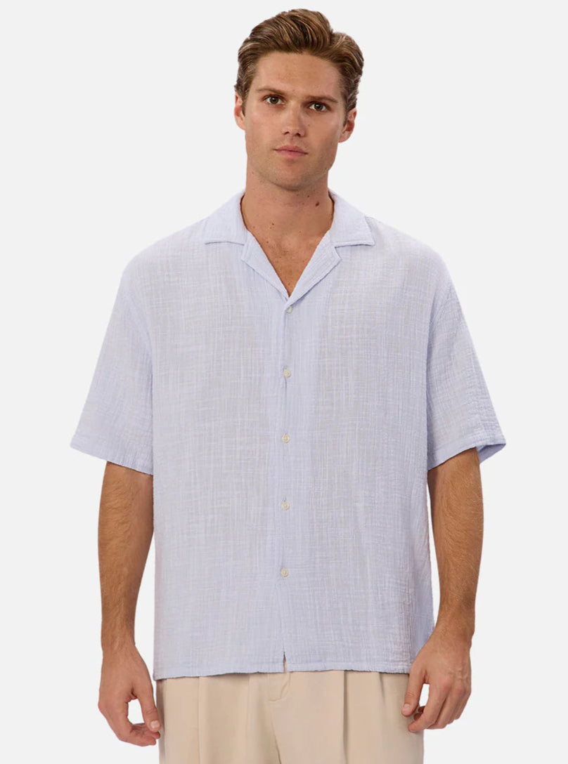Now at Harbour Thread, the Industrie Seguro Short Sleeve Shirt offers a soft and breathable textured finish that can be dressed up or down with ease. 