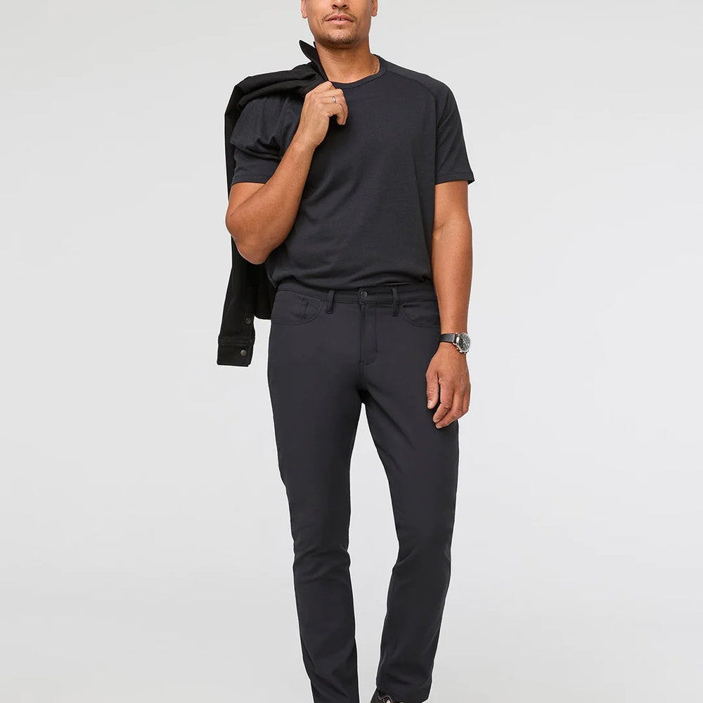 
                      
                        DUER's NuStretch Relaxed 5-Pocket Pant in the color Black
                      
                    