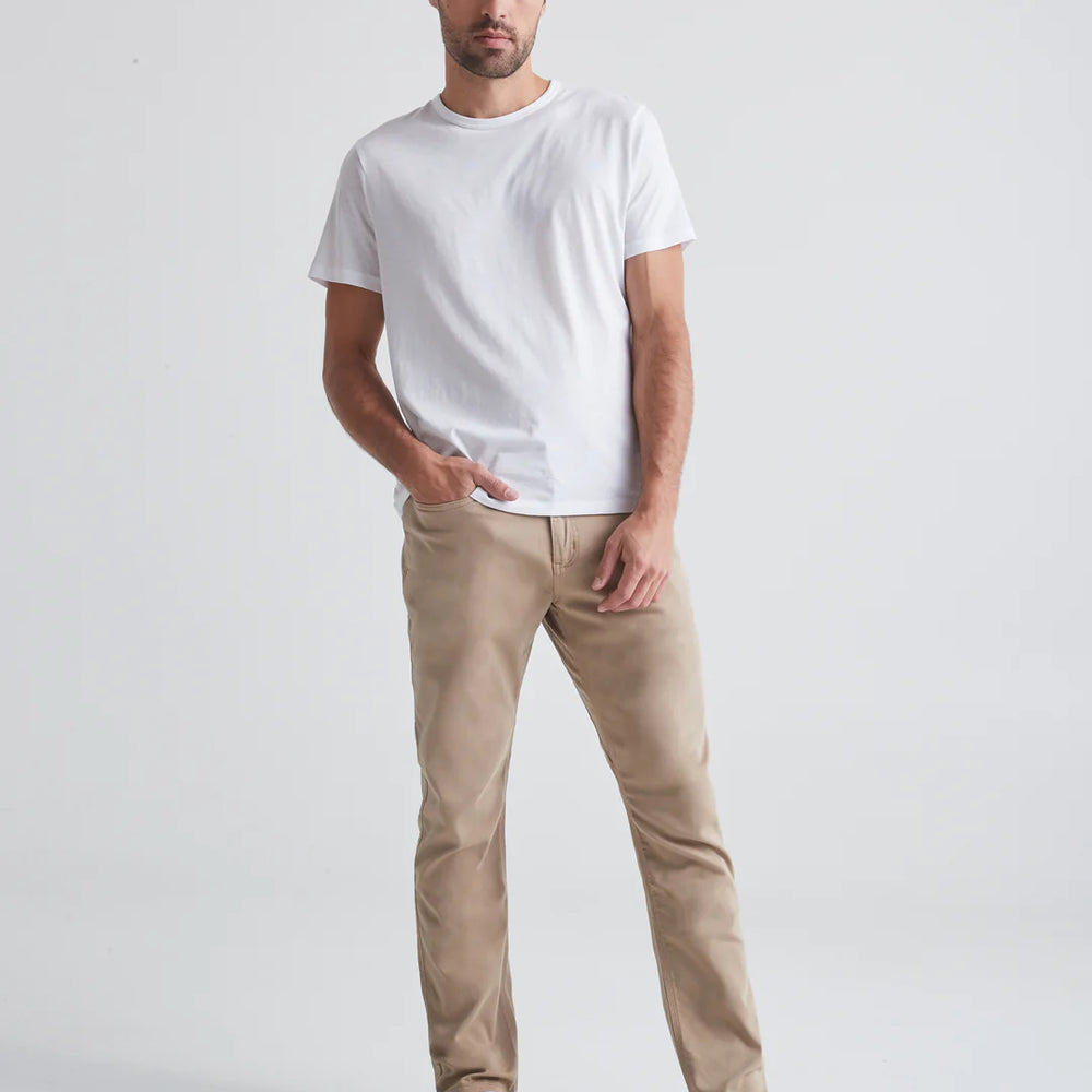 DUER No Sweat Pant Relaxed Taper - Desert Khaki