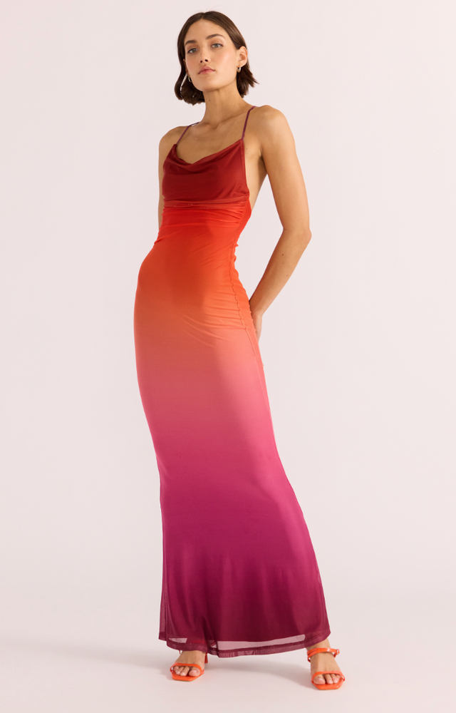 Shop the stunning Cosima Ombre Mesh Maxi Dress from MINKPINK at Harbour Thread.