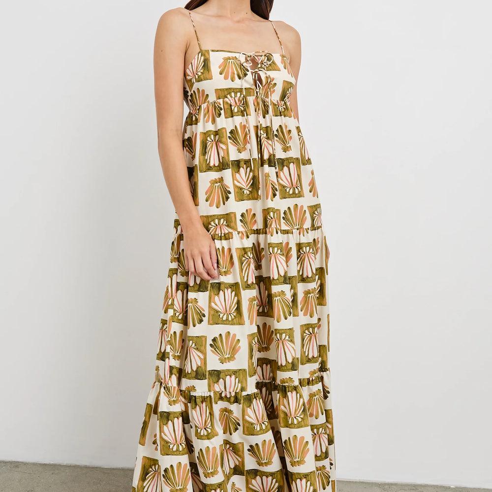 The Rails Mica Dress offers easy-to-wear elegance with an artfully designed checkered shell print throughout. Find yours at Harbour Thread in St. Pete, FL!