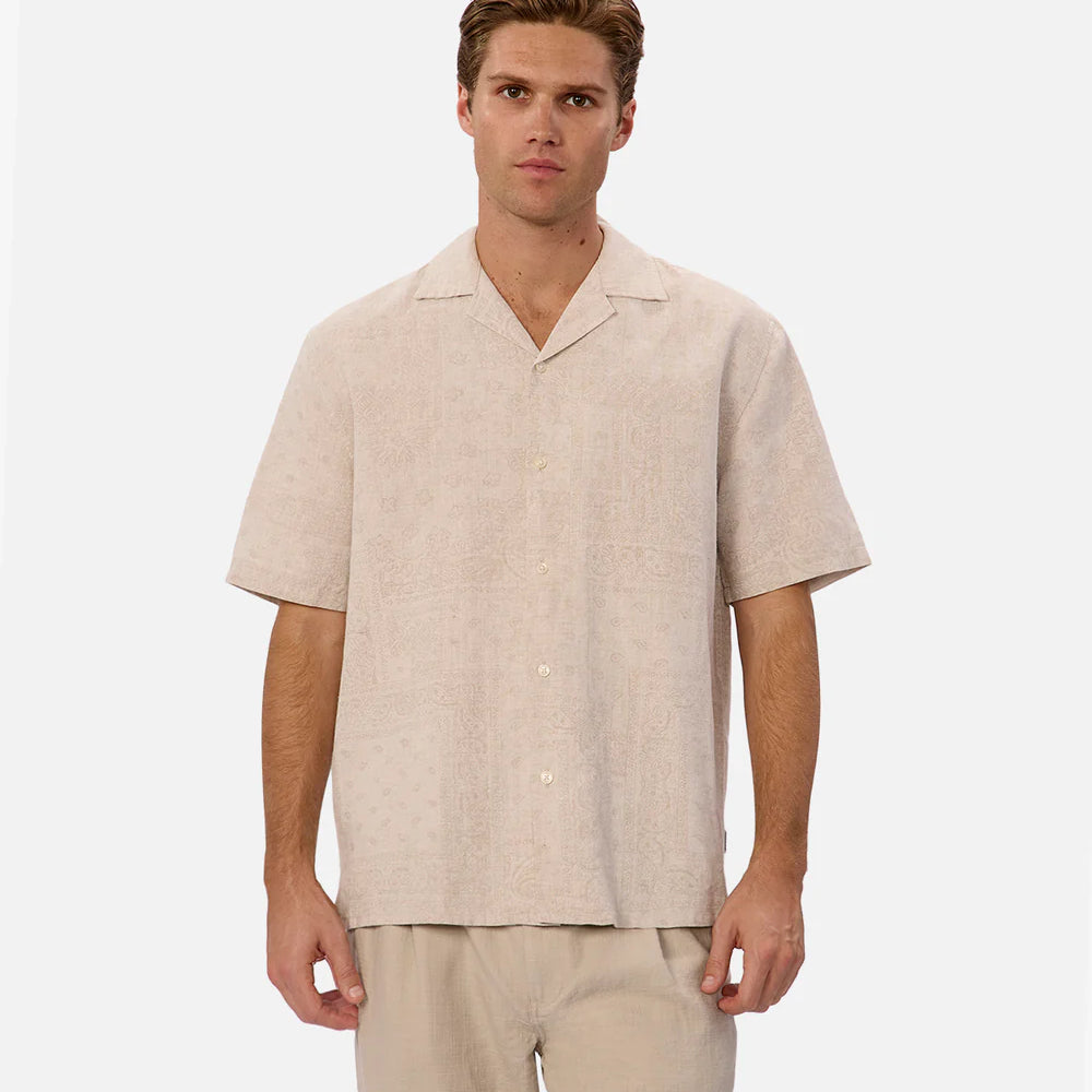 Embrace comfortable and versatile summer style with the Industrie Winona Short Sleeve Shirt, now at Harbour Thread men's store in St. Petersburg, FL. 
