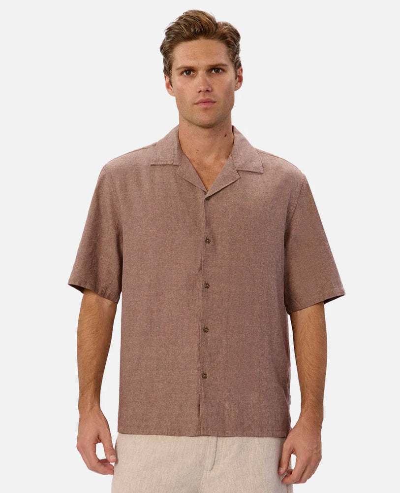 Now at Harbour Thread, the Industrie Havana Short Short Sleeve Shirt is crafted from a linen blend with natural cooling properties for the warmer months.