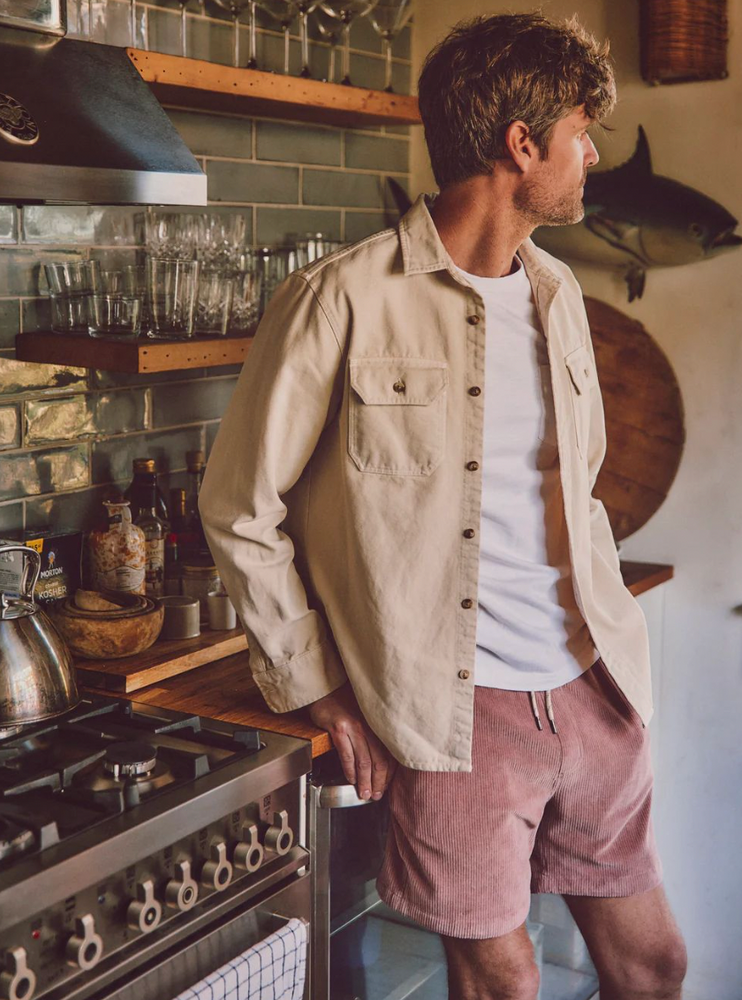 Find a comfortable and stylish extra layer with Faherty's Sunwashed CPO