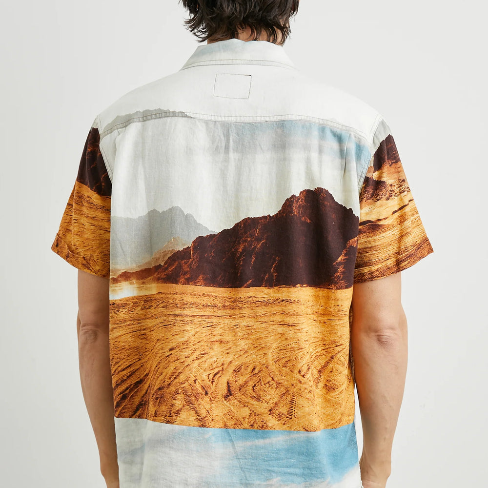 
                      
                        Back view of the Big Mesa Moreno Short Sleeve Shirt by Rails
                      
                    