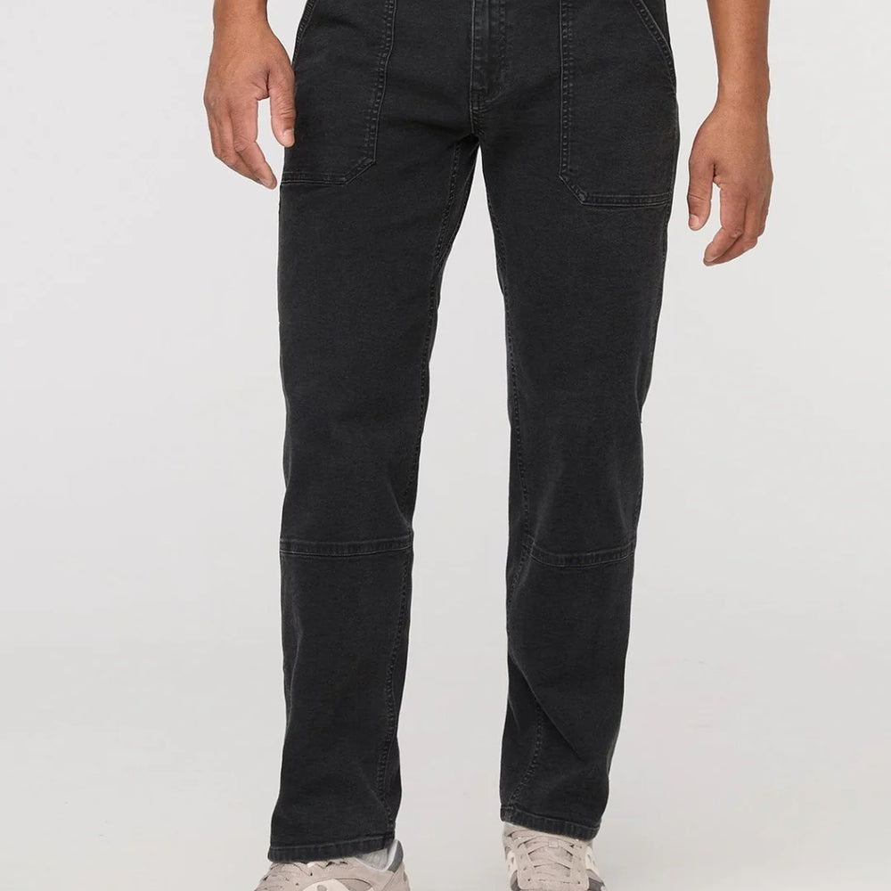 These workwear-inspired men's pants offer a relaxed fit through the hip and thigh with a straight leg for effortless styling. Find yours at Harbour Thread in Burlington, VT. 