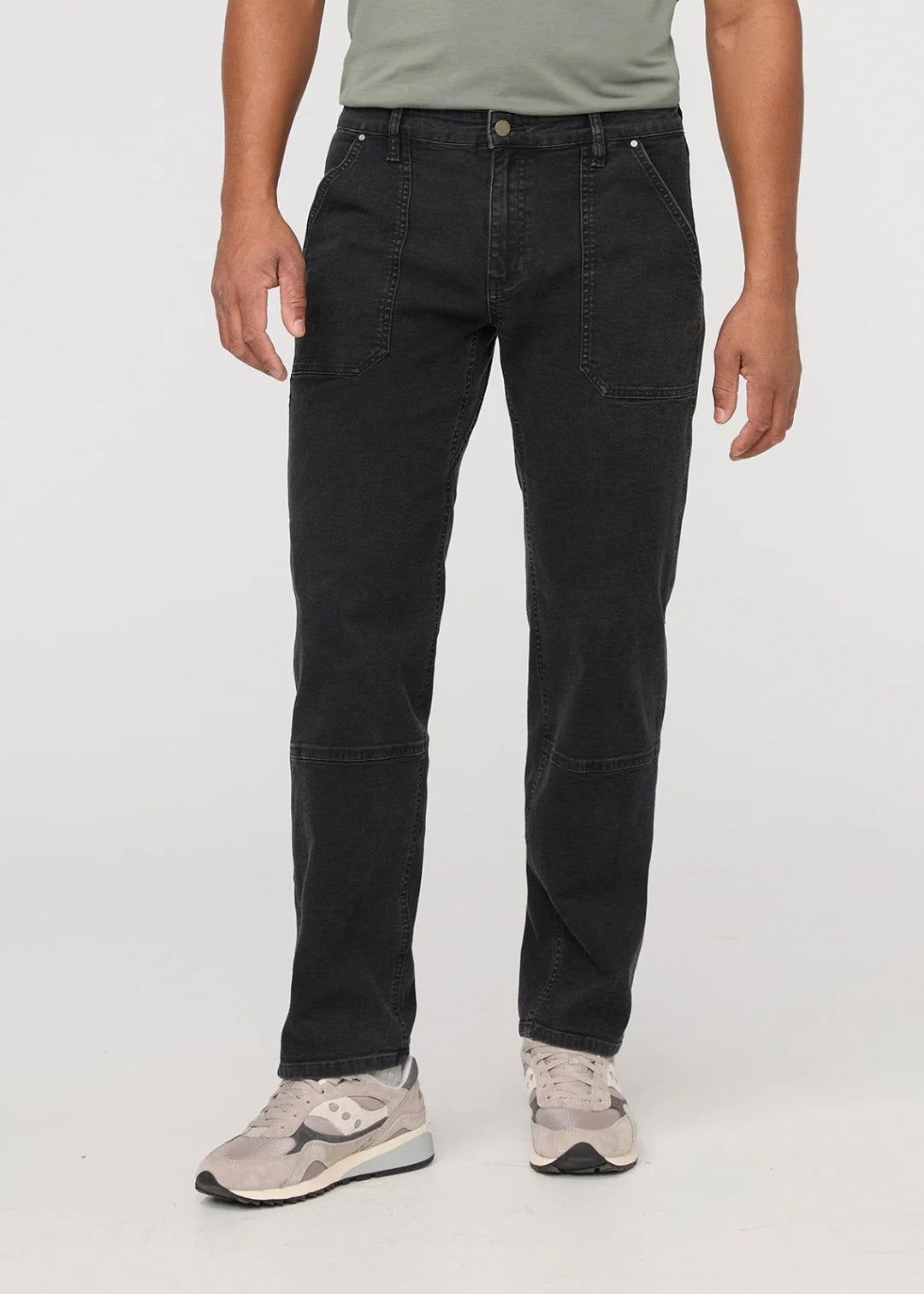 These workwear-inspired men's pants offer a relaxed fit through the hip and thigh with a straight leg for effortless styling. Find yours at Harbour Thread in Burlington, VT. 