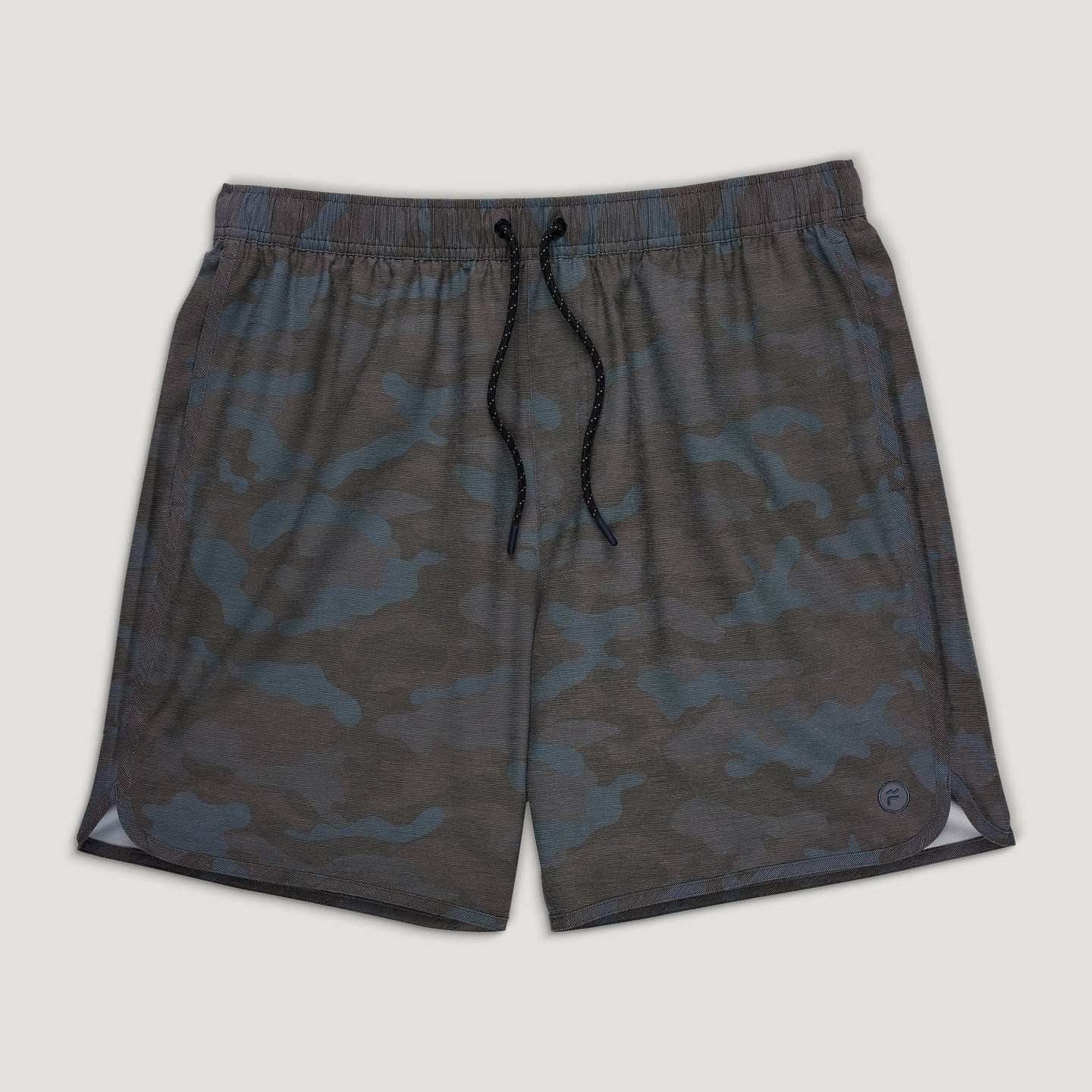 Free Fly Men's Reverb Short in Woodland Camo Storm Cloud