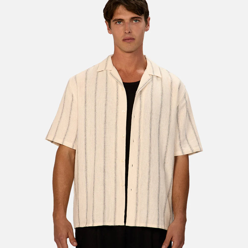 Stay cool and casual in the Industrie Calabria Short Sleeve Men's Shirt, now at Harbour Thread men's store in St. Pete, FL. 