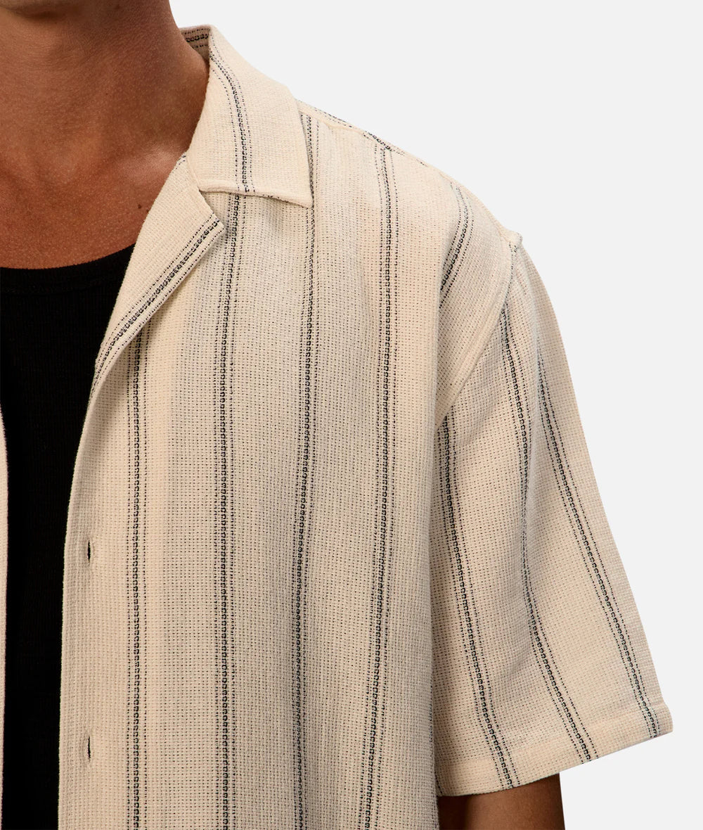 The Industrie Calabria Short Sleeve Shirt is a perfect way to elevate your style at casual gatherings this summer. Shop it at Harbour Thread!