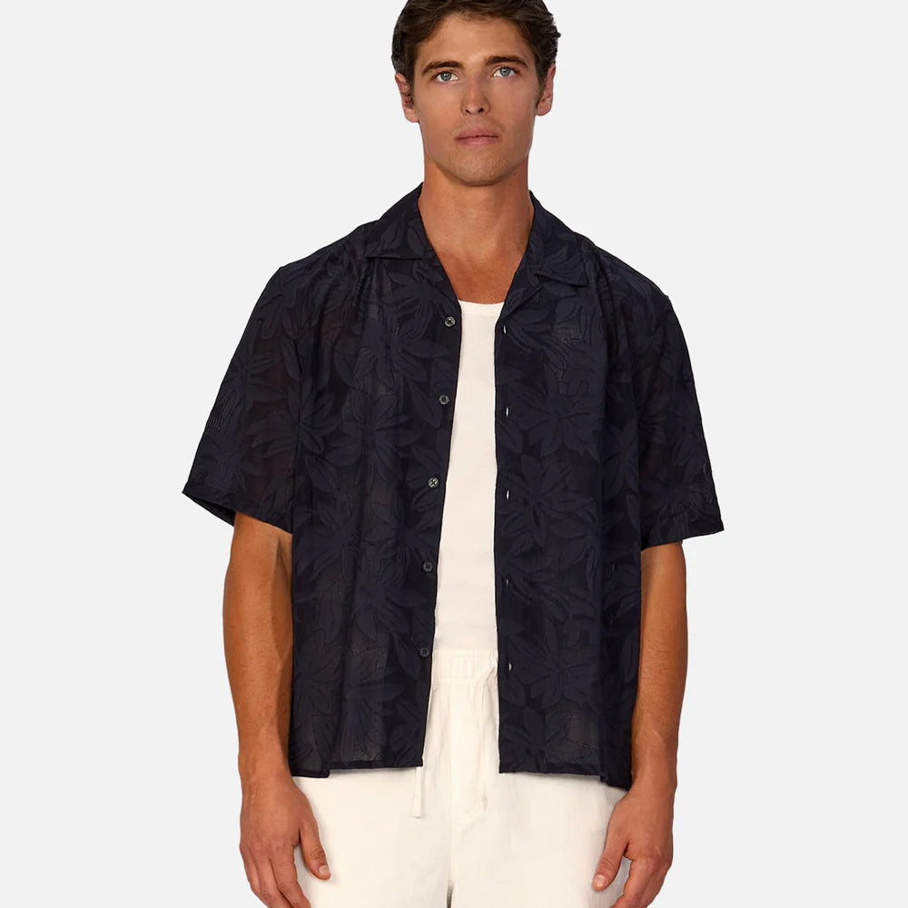 The Industrie Munera Short Sleeve Shirt brings a touch of nature and a relaxed vibe to your summer gatherings. Shop yours at Harbour Thread in St. Pete, FL!