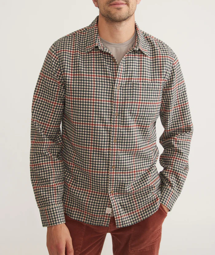 Marine Layer Classic Fit Balboa Button Down - Multi Gingham